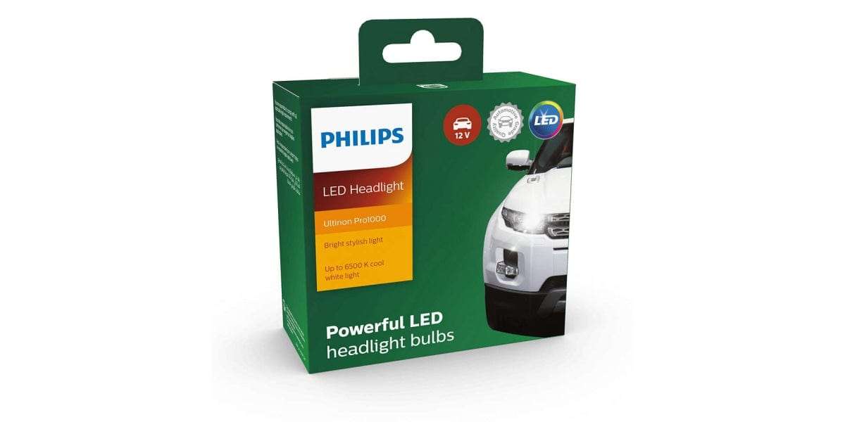 Philips UltinonPro1000 H7 (PX26d) 6500k LED Set 11972U1000X2