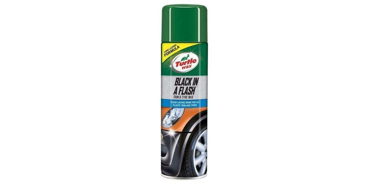 Turtle Wax Black In A Flash Trim and Tyre Wax Aero 500ML