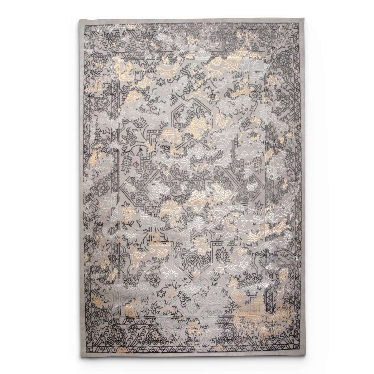 Alin Orvynne Grey Modern Area Rug