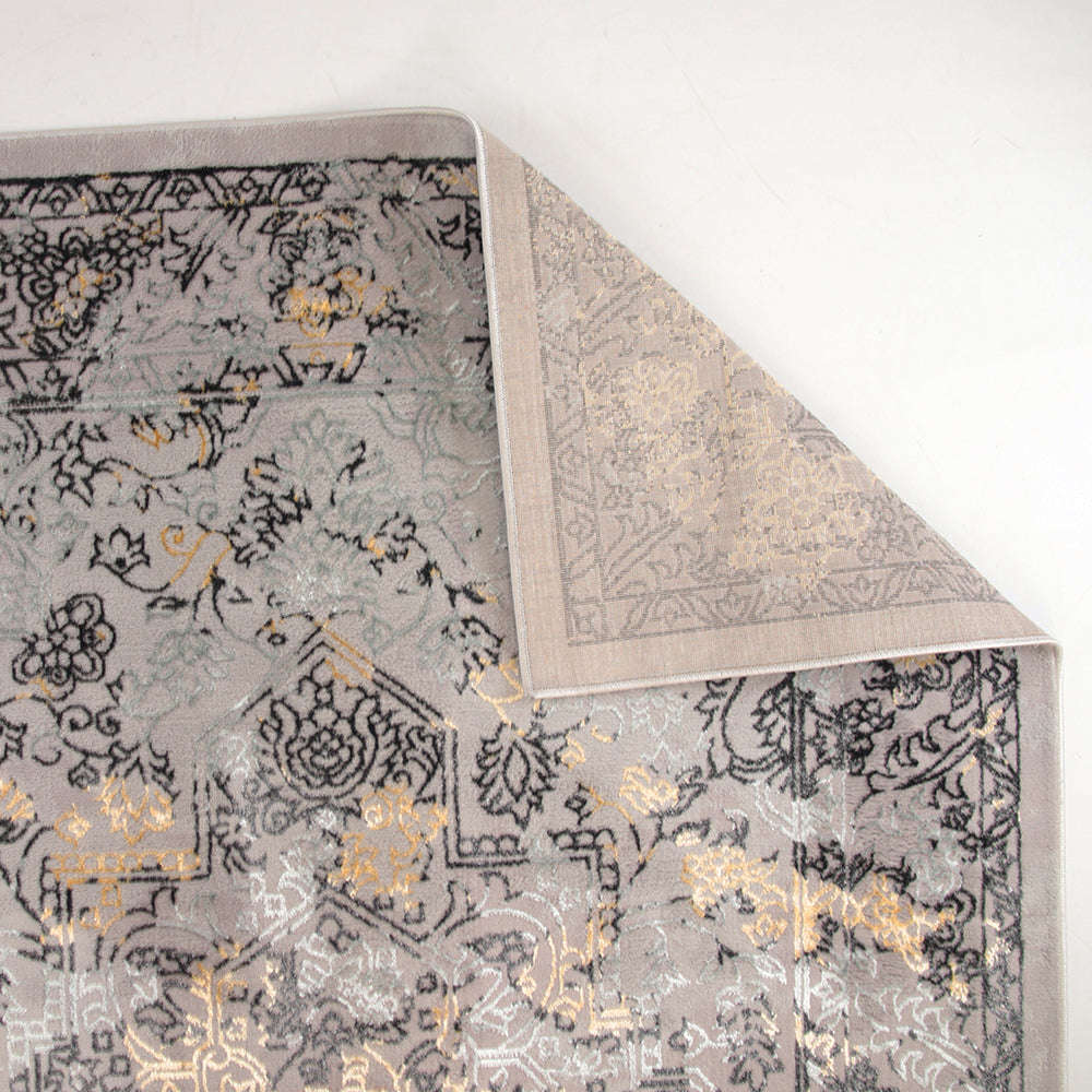 Alin Orvynne Grey Modern Area Rug