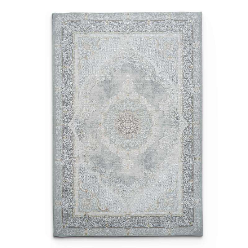 Amber Cream Grey Rug - 31102B