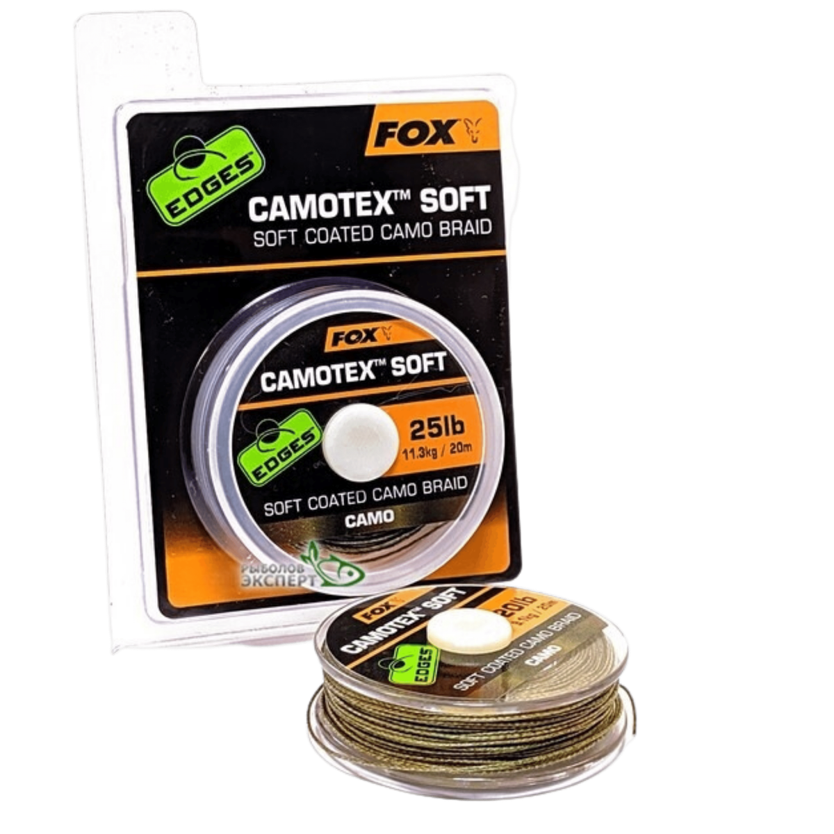FOX Camotex Soft Coated Camo Braid 20m