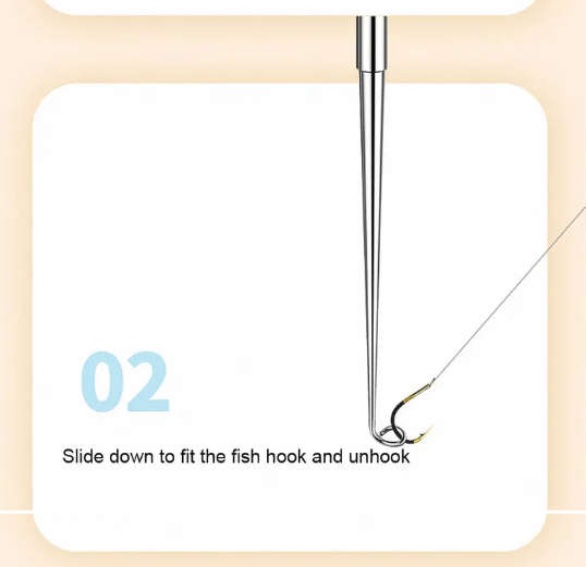 Fish On Stainless Steel Fishing Hook Remover Tool Stainless Steel