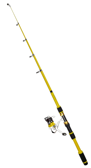 Outcast 2.4m Telescopic Fishing Rod & Reel Bundle