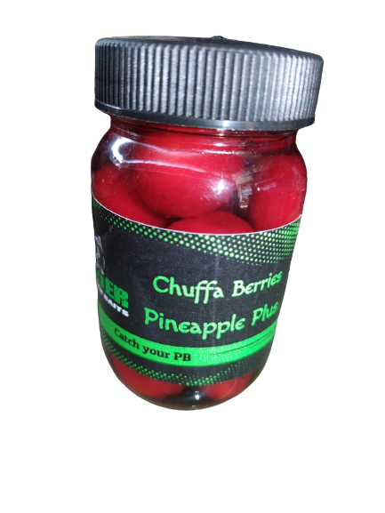 Hunter Specimen Baits Chuffa Berries 125ml - 125 ml / Pineapple Plus
