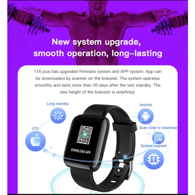 IP 67 SMART WATCH IN BLUE