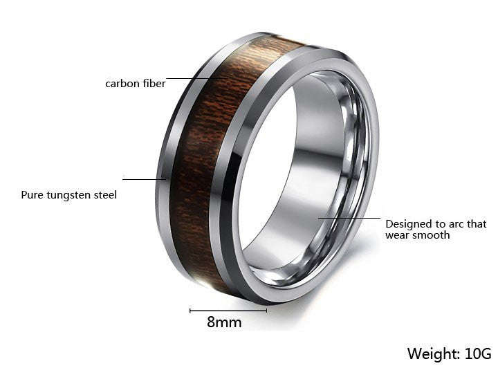 Men's Tungsten Carbide Ring - US 12