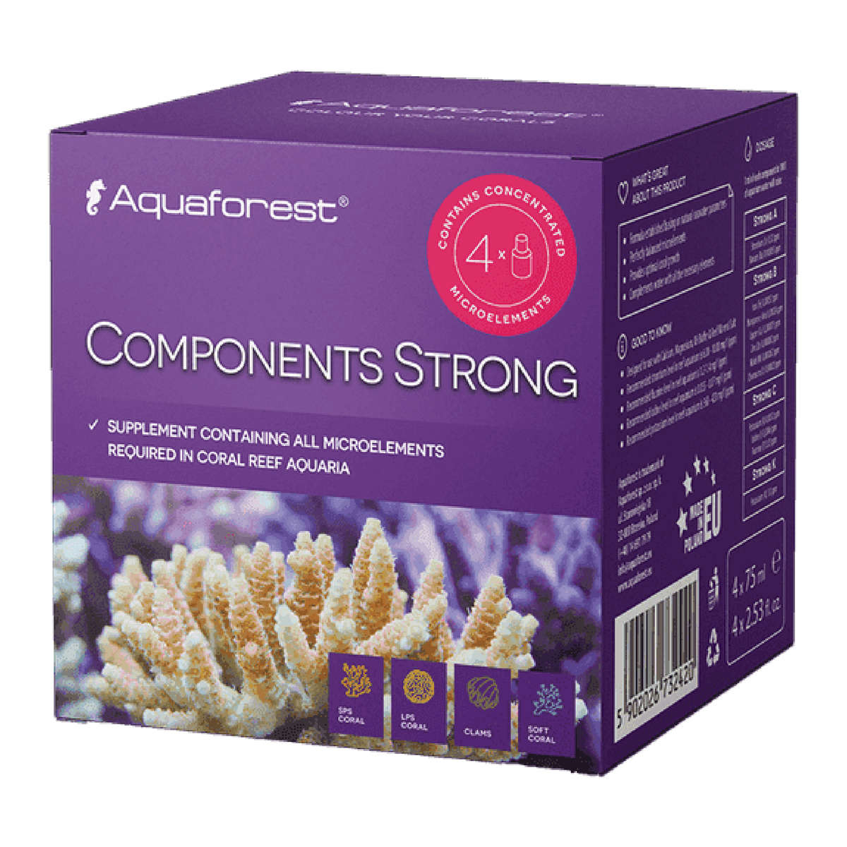 AquaForest Components Strong 4 × 75ml