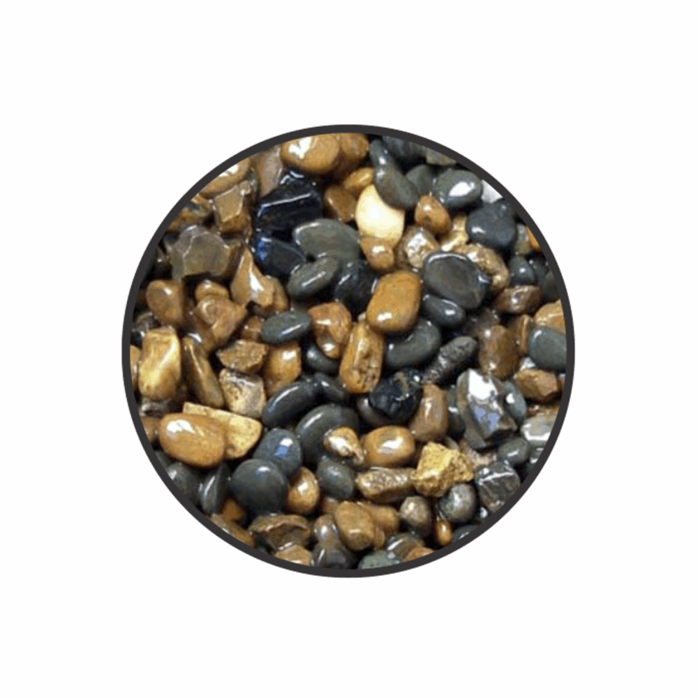 Vic Falls Natural Mix Pebble 35 mm