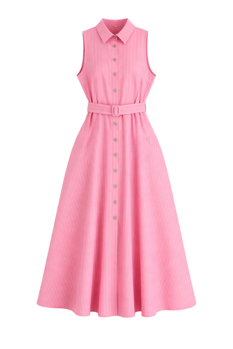 Riviera Belted Shirt Dress
