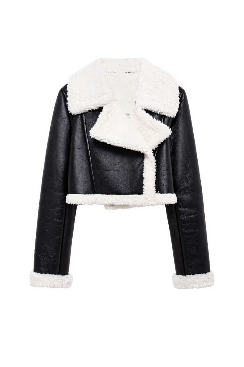Vera Faux Cropped Jacket