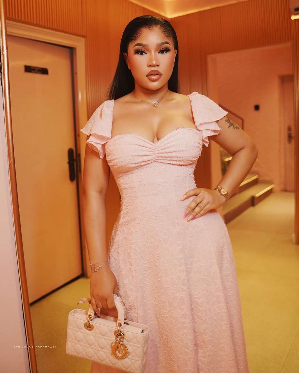 Blush Pink Lace Sweetheart Midi