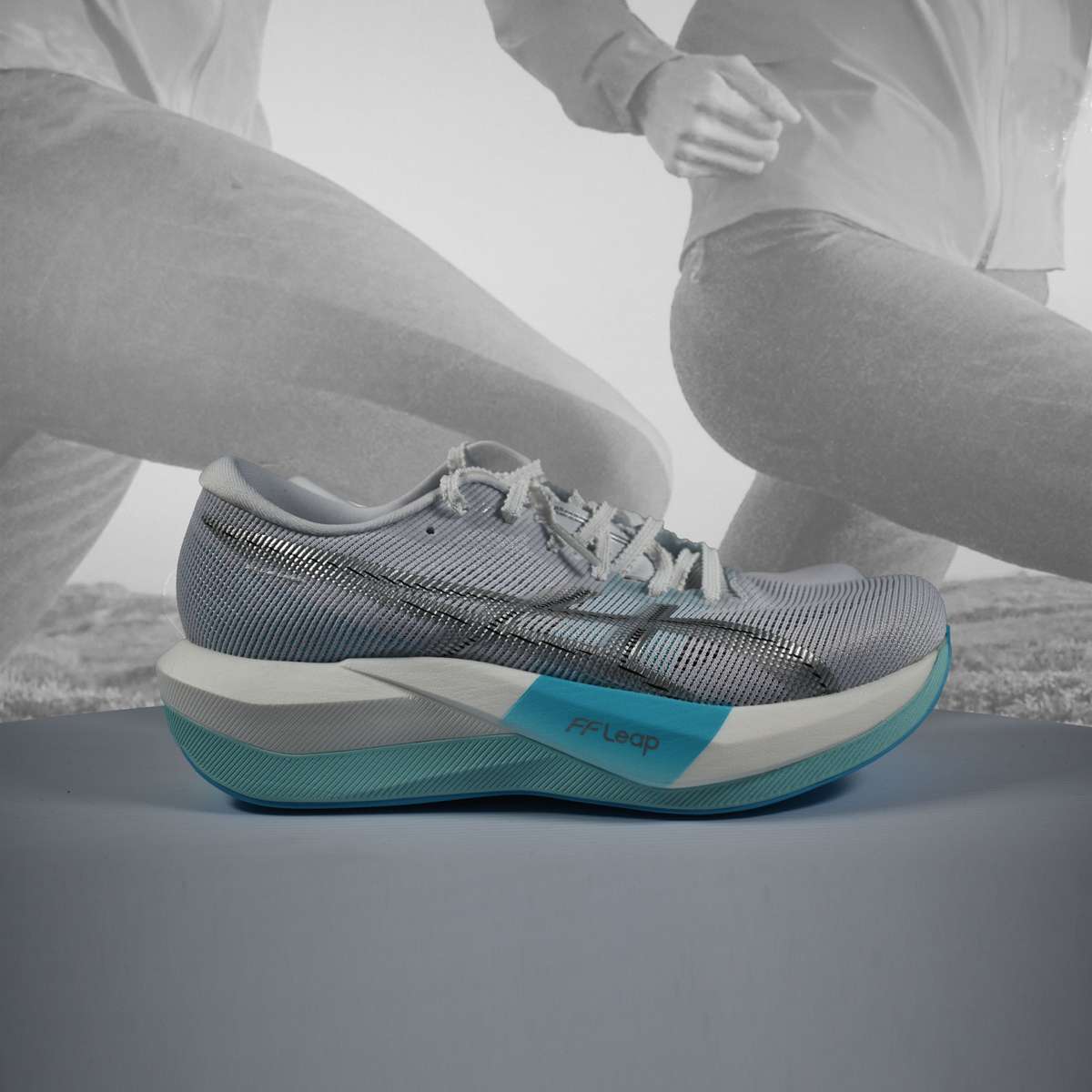 Asics Magic Speed 5 Unisex Road Racing Shoes  White/Pure Silver