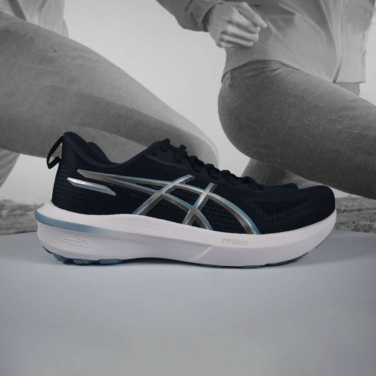 Asics GT-1000 14 Womens Running Shoes  Black/White