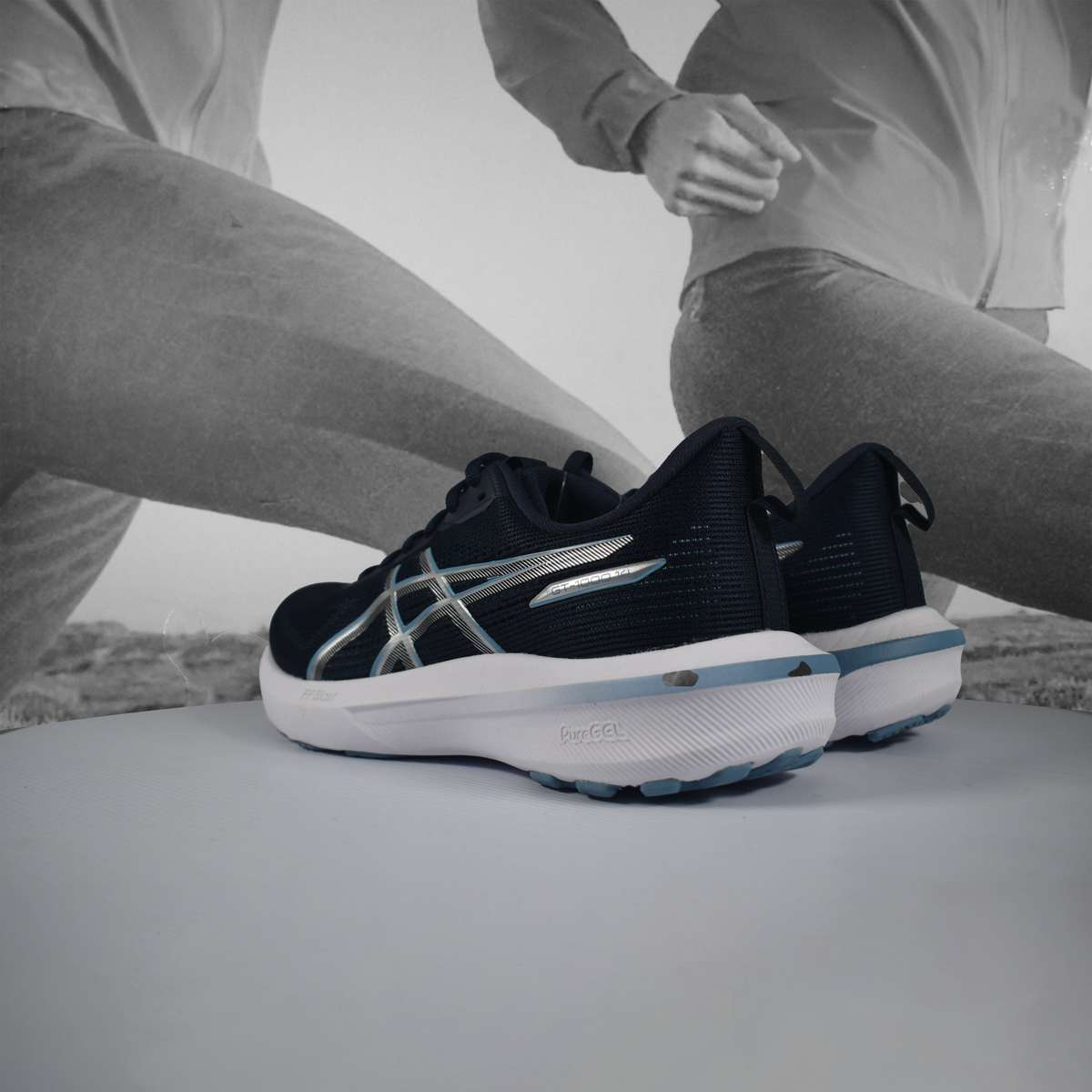 Asics GT-1000 14 Womens Running Shoes  Black/White