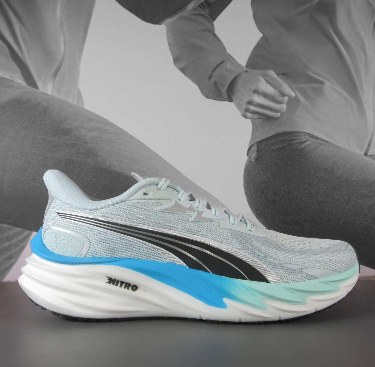 Puma Velocity NITRO 4 Mens Road Running Shoes  Blue