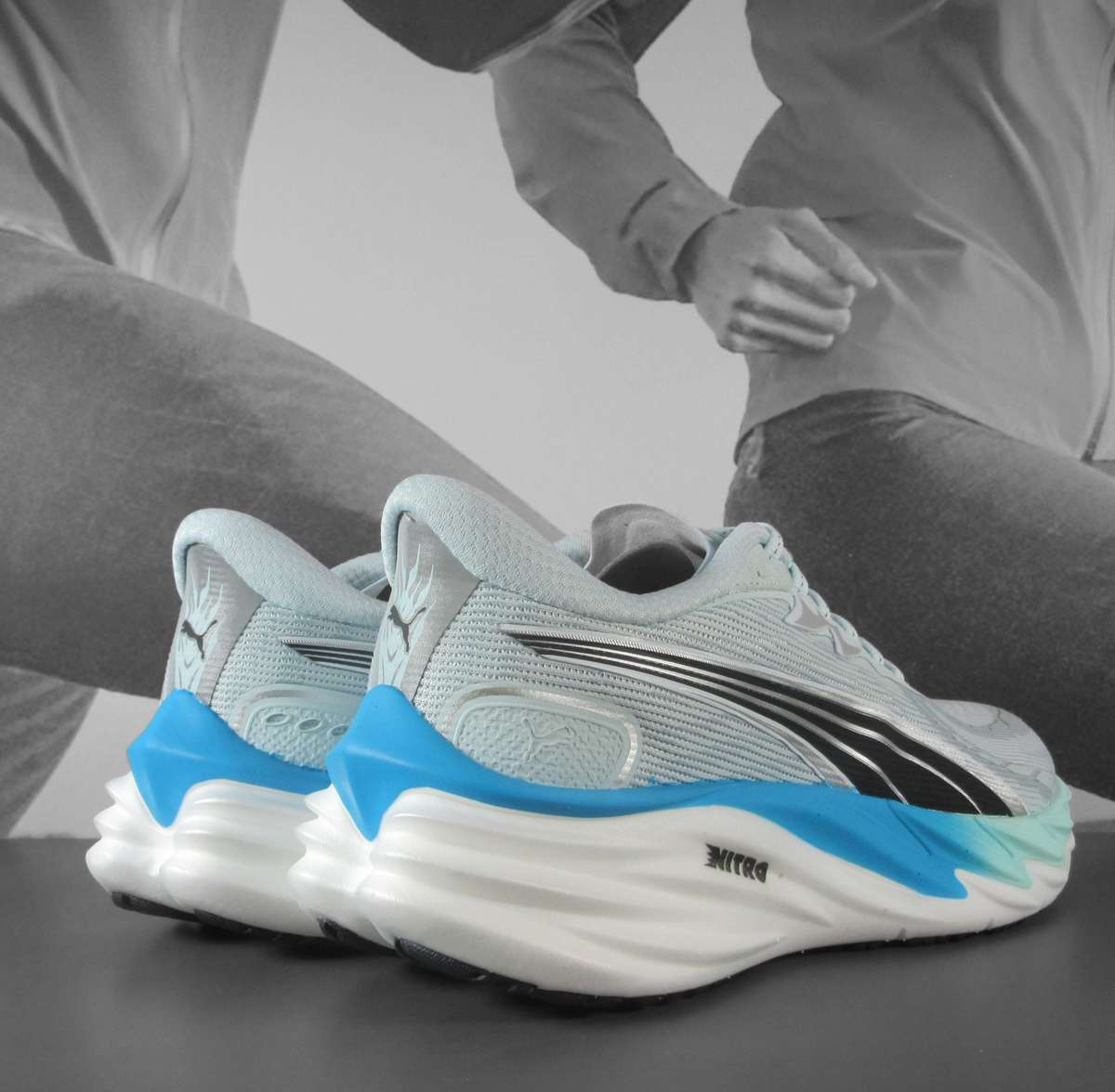 Puma Velocity NITRO 4 Mens Road Running Shoes  Blue