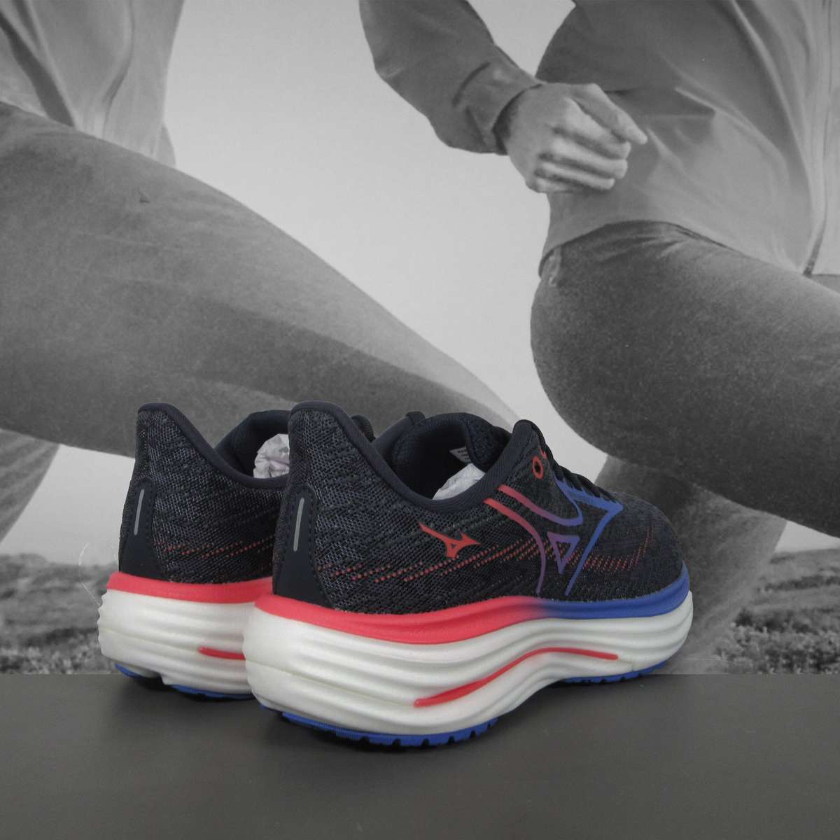 Mizuno Wave Rider 29 Womens Road Running  Navy
