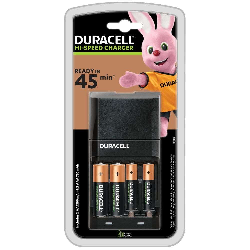 Duracell Charger AA 2s + AAA 2s