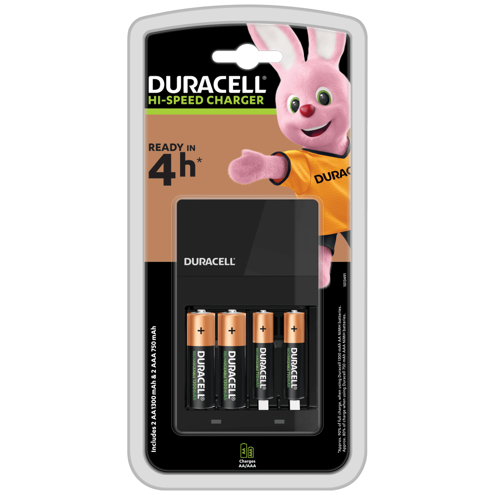 Duracell Charger AA 2s + AAA 2s