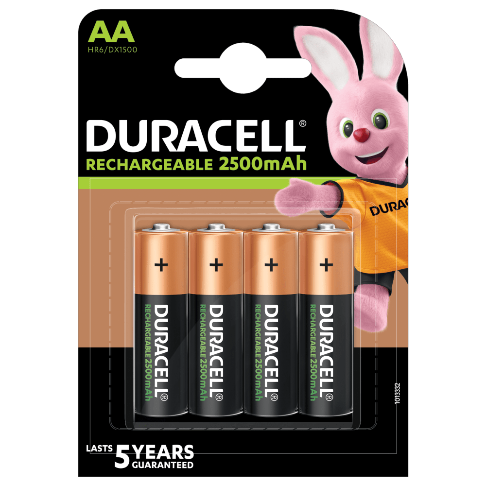Duracell Rechargeable AA or AAA batteries