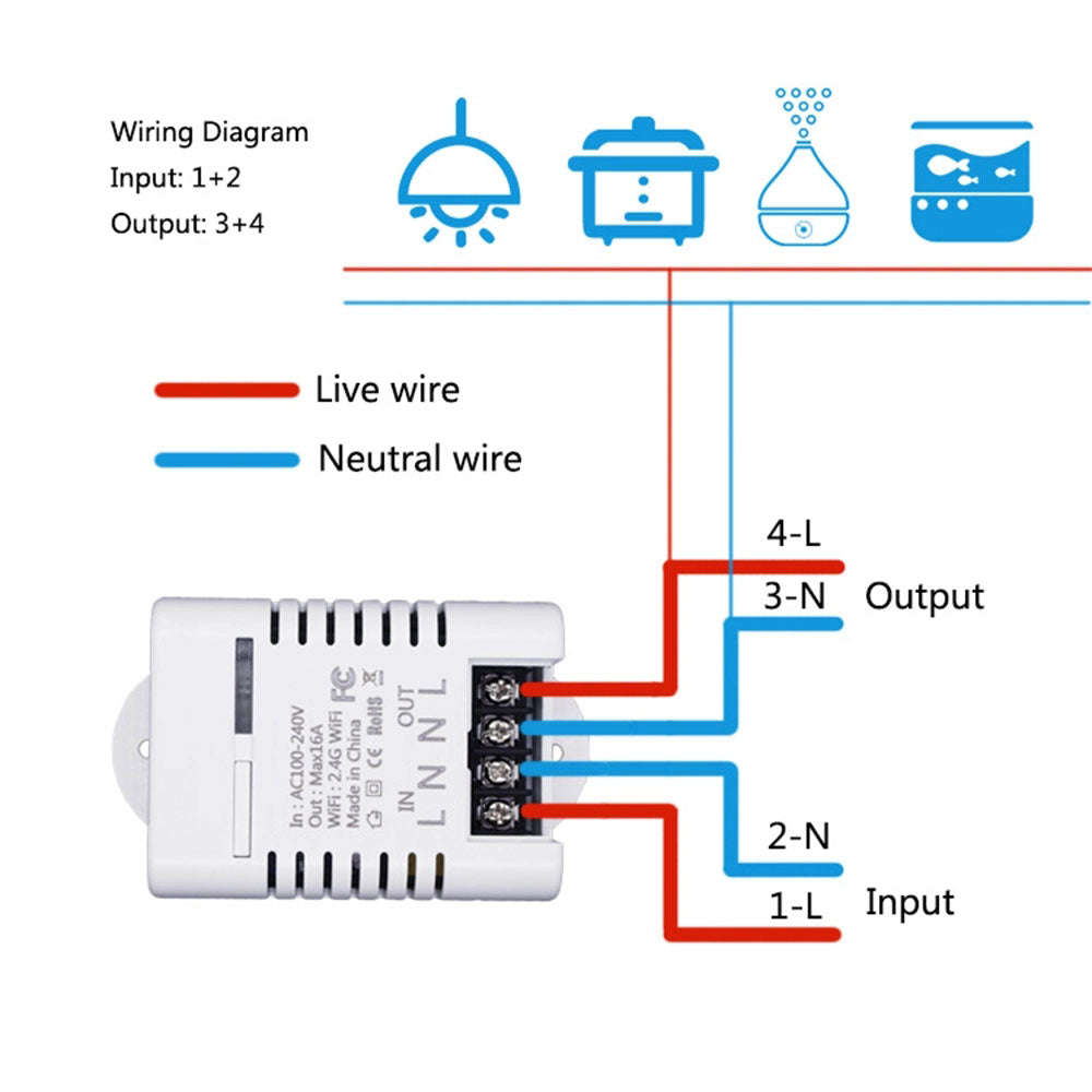 20A WiFi switch