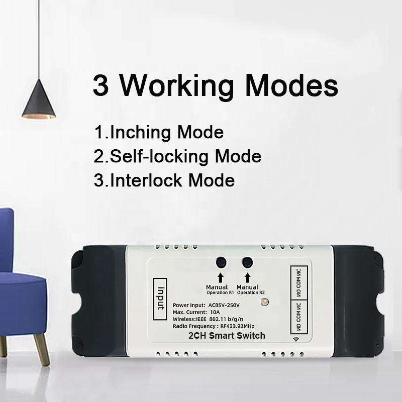 Self-locking relay 2 Channel