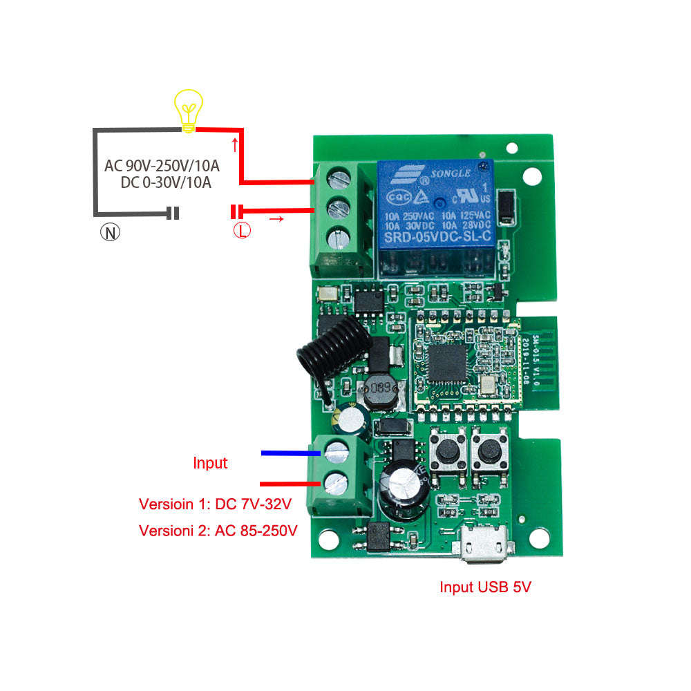 Self-locking relay 1 Channel