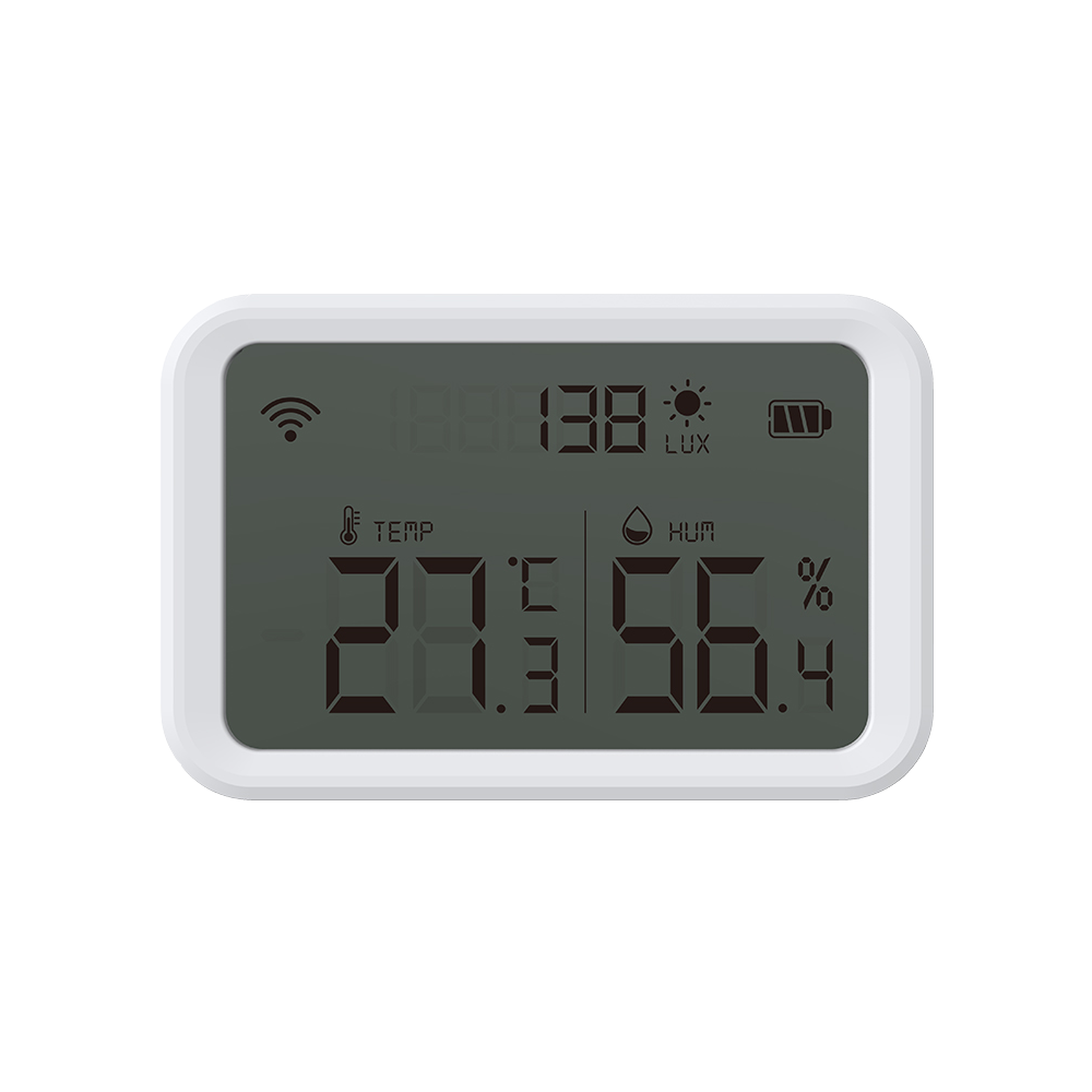 Temperature Humidity Brightness Sensor with LCD