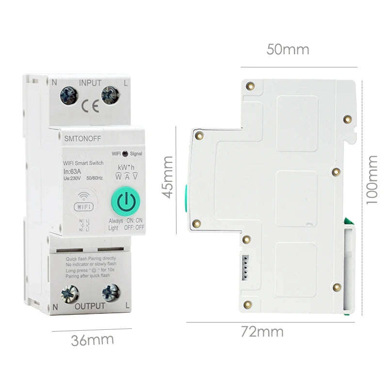 63A WiFi 2P switch