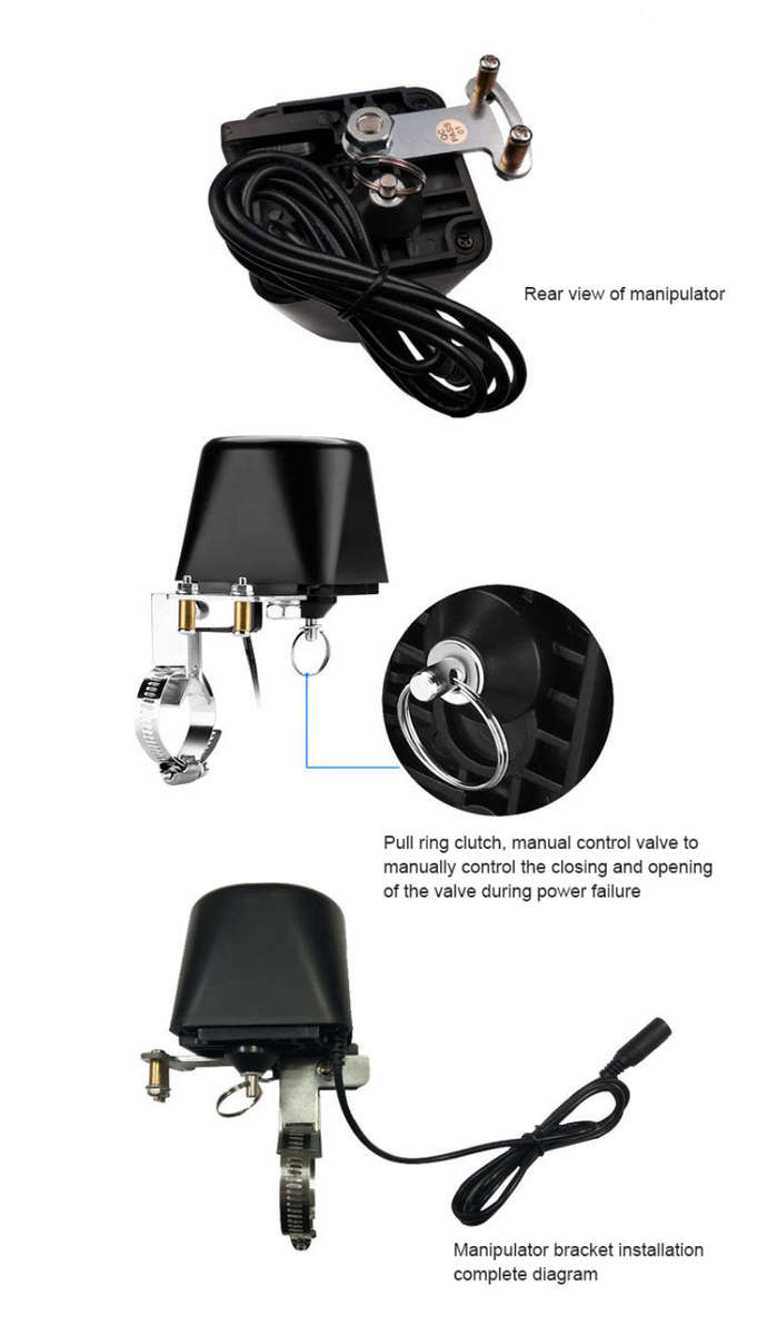 Water / gas valve remote control