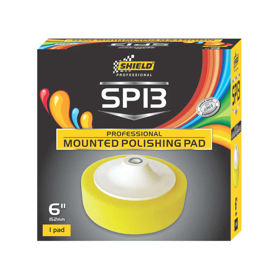 Shield Professional Mounted Polishing Pad 6" (SP13)
