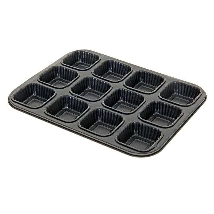 Muffin Baking Tray Square 12 Cup