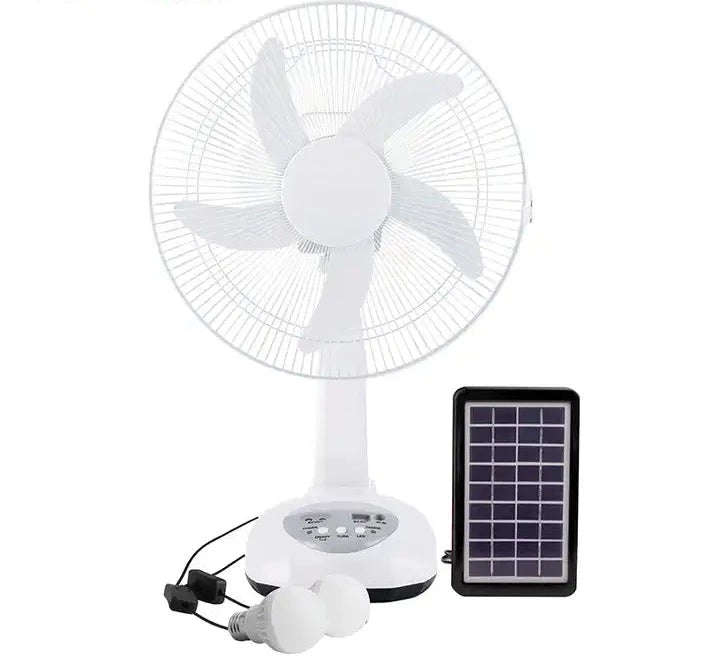 Rechargeable Solar Fan 16"