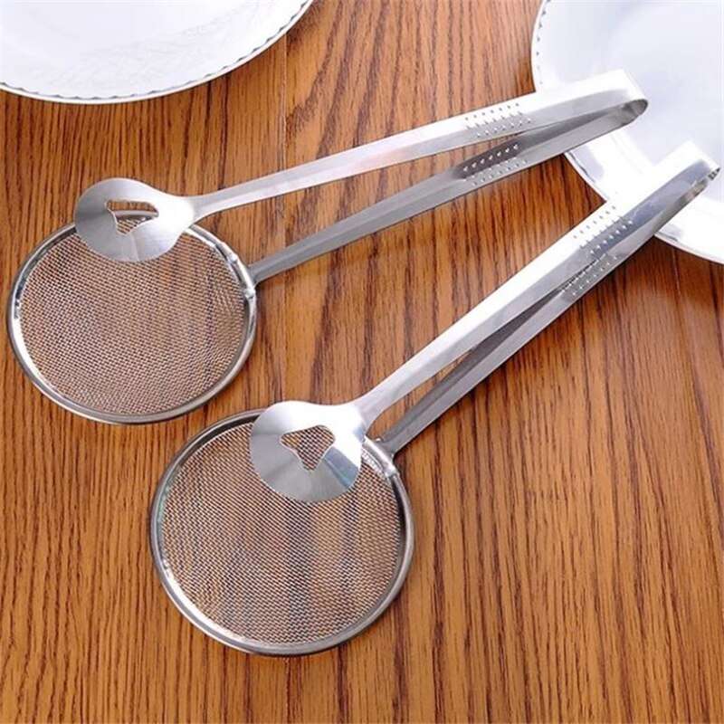 Stainless Steel strainer Tongs