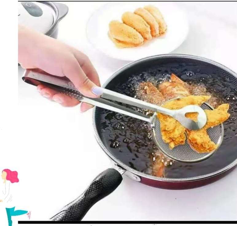 Stainless Steel strainer Tongs