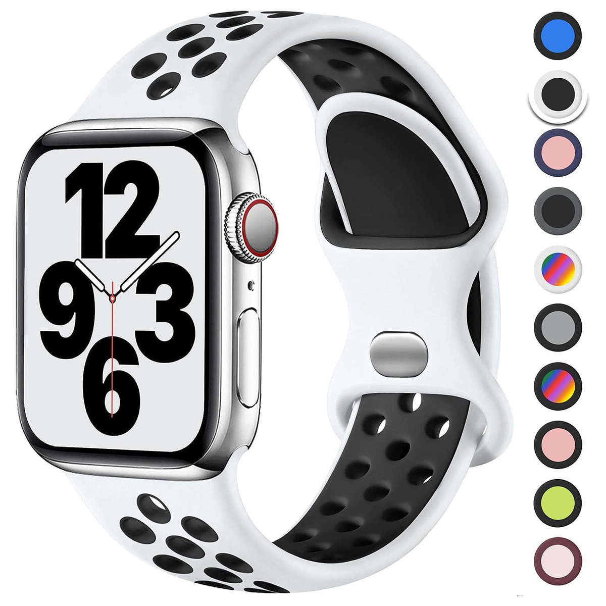 XO BT08B Apple Watch Adjustable Sports Silicone Strap 42/44/45/49mm