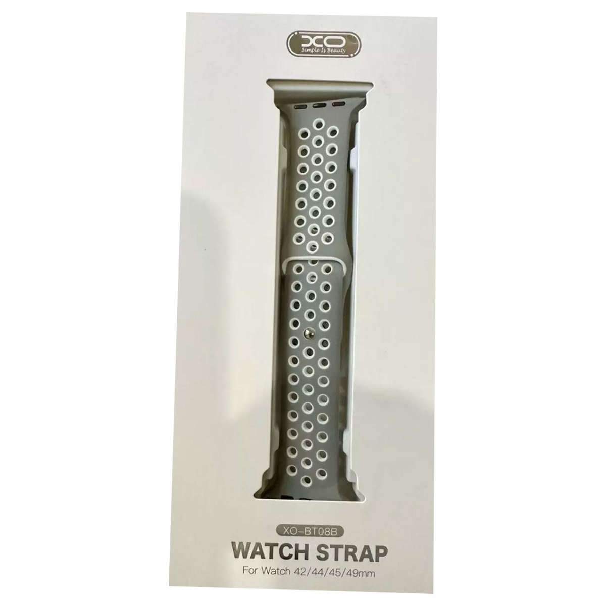 XO BT08B Apple Watch Adjustable Sports Silicone Strap 42/44/45/49mm