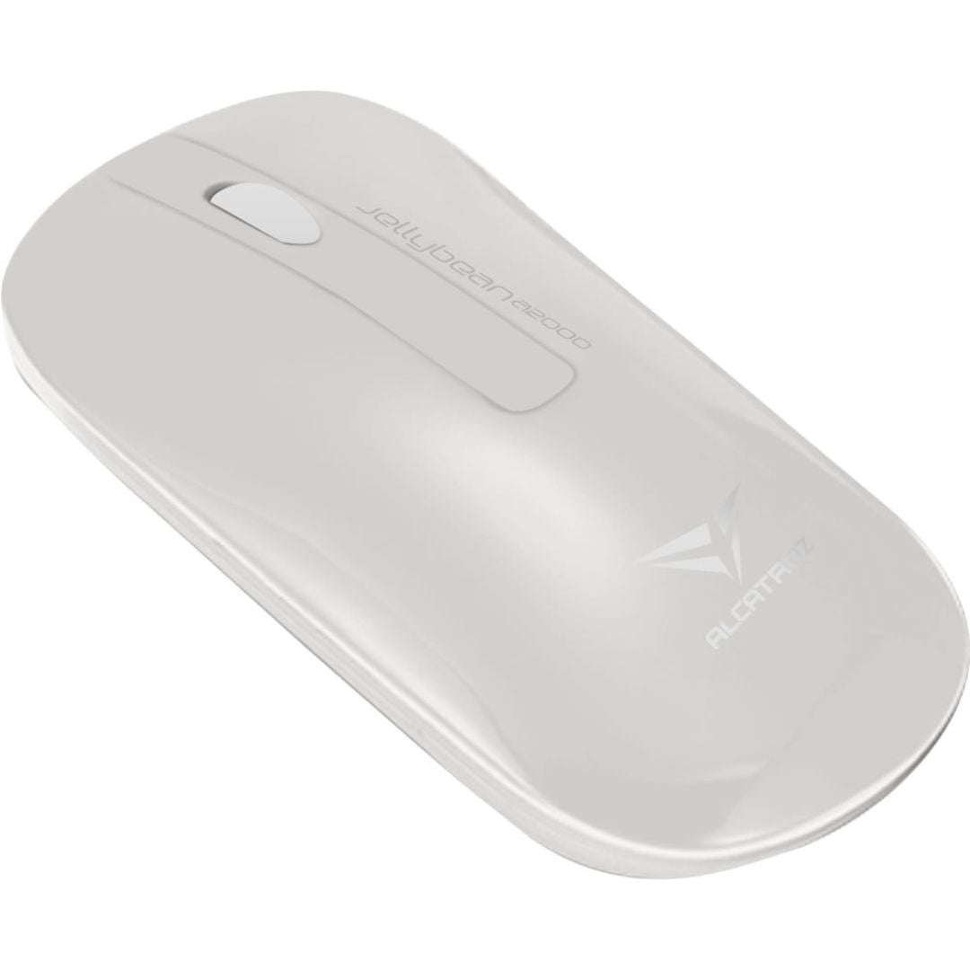 Alcatroz A2000 Jellybean Wireless Keyboard and Mouse Combo - White