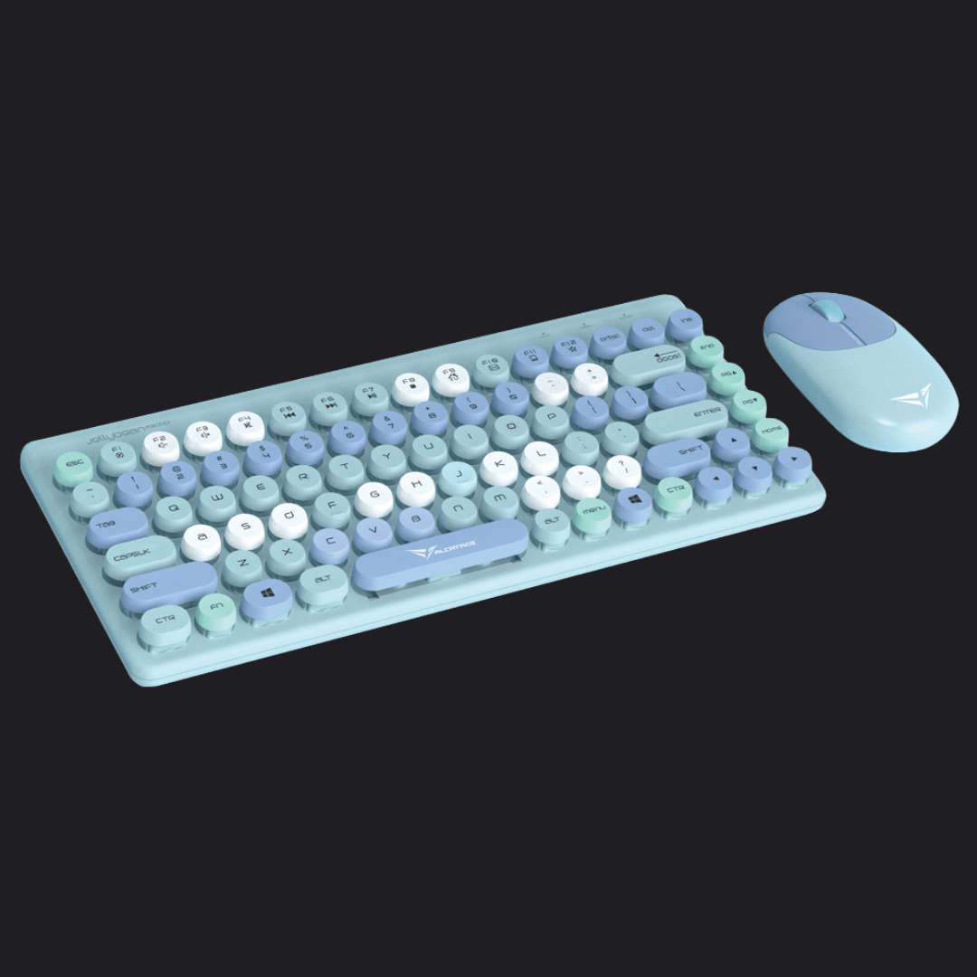 Alcatroz JellyBean A3000 Wireless and Bluetooth Combo - Aqua