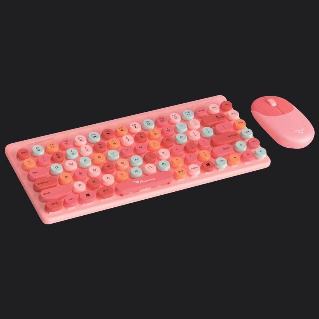 Alcatroz JellyBean A3000 Wireless and Bluetooth Combo - Crayon Pink