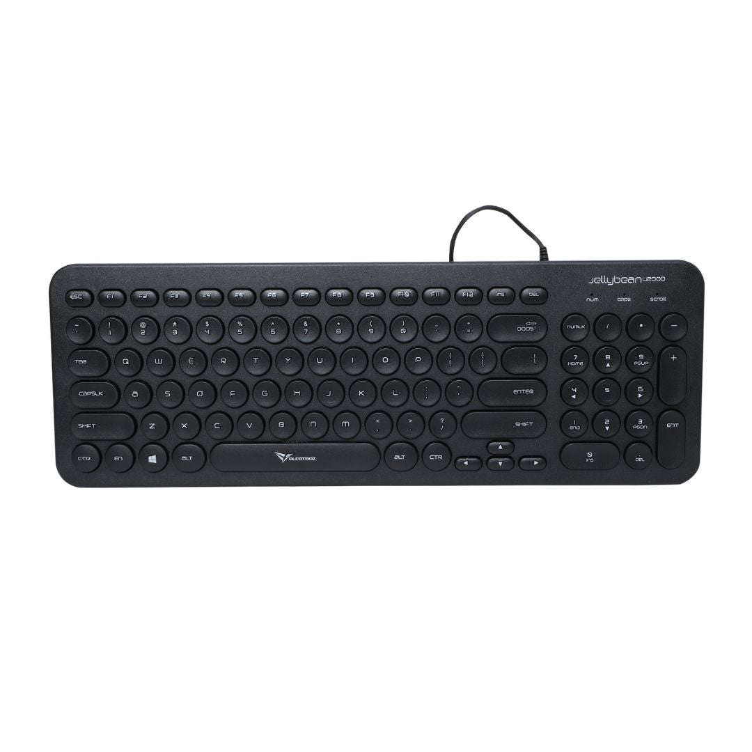 Alcatroz Jellybean U2000 Keyboard and Mouse - Black