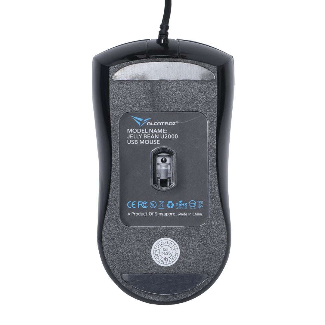 Alcatroz Jellybean U2000 Keyboard and Mouse - Black