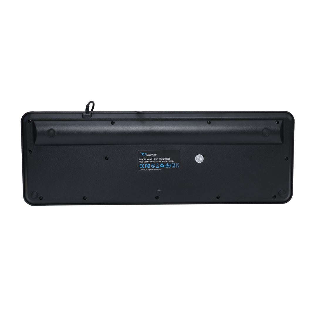 Alcatroz Jellybean U2000 Keyboard and Mouse - Black