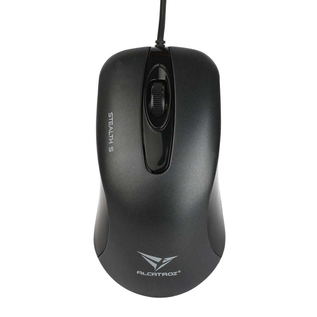 Alcatroz Stealth 5 USB Mouse - Grey