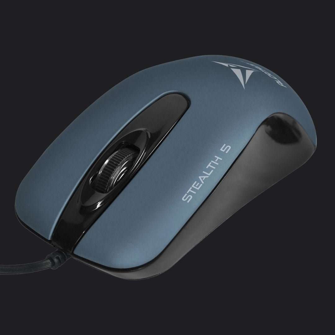 Alcatroz Stealth 5 USB Mouse - Metallic Blue
