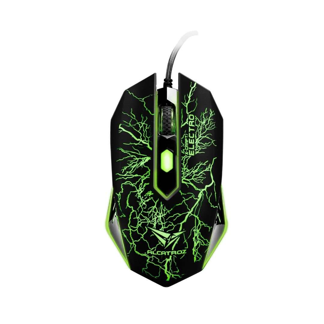 Alcatroz X-Craft Classic Gaming Mouse - Electro