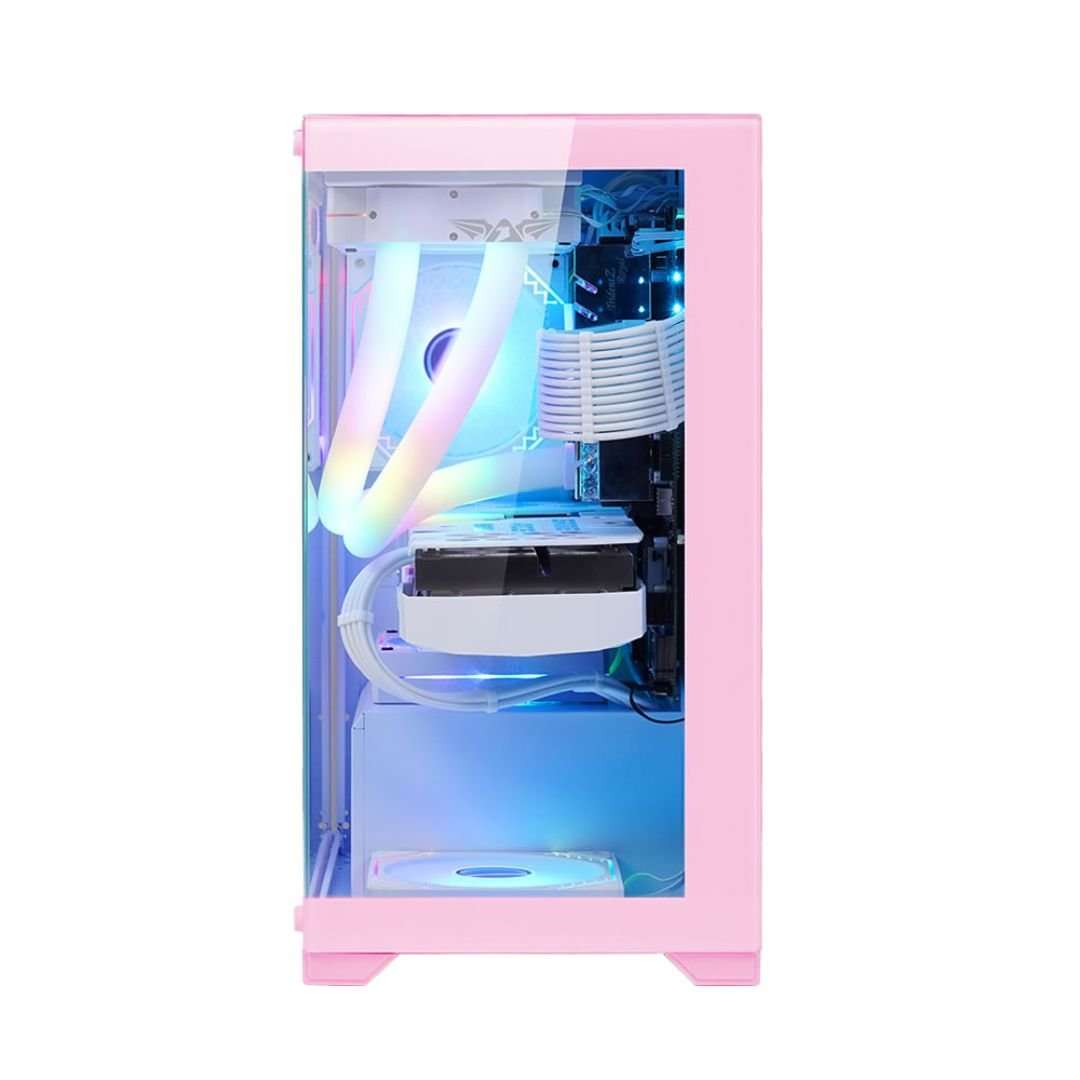 Armaggeddon Aquaron MicroATX Gaming Case - Pink