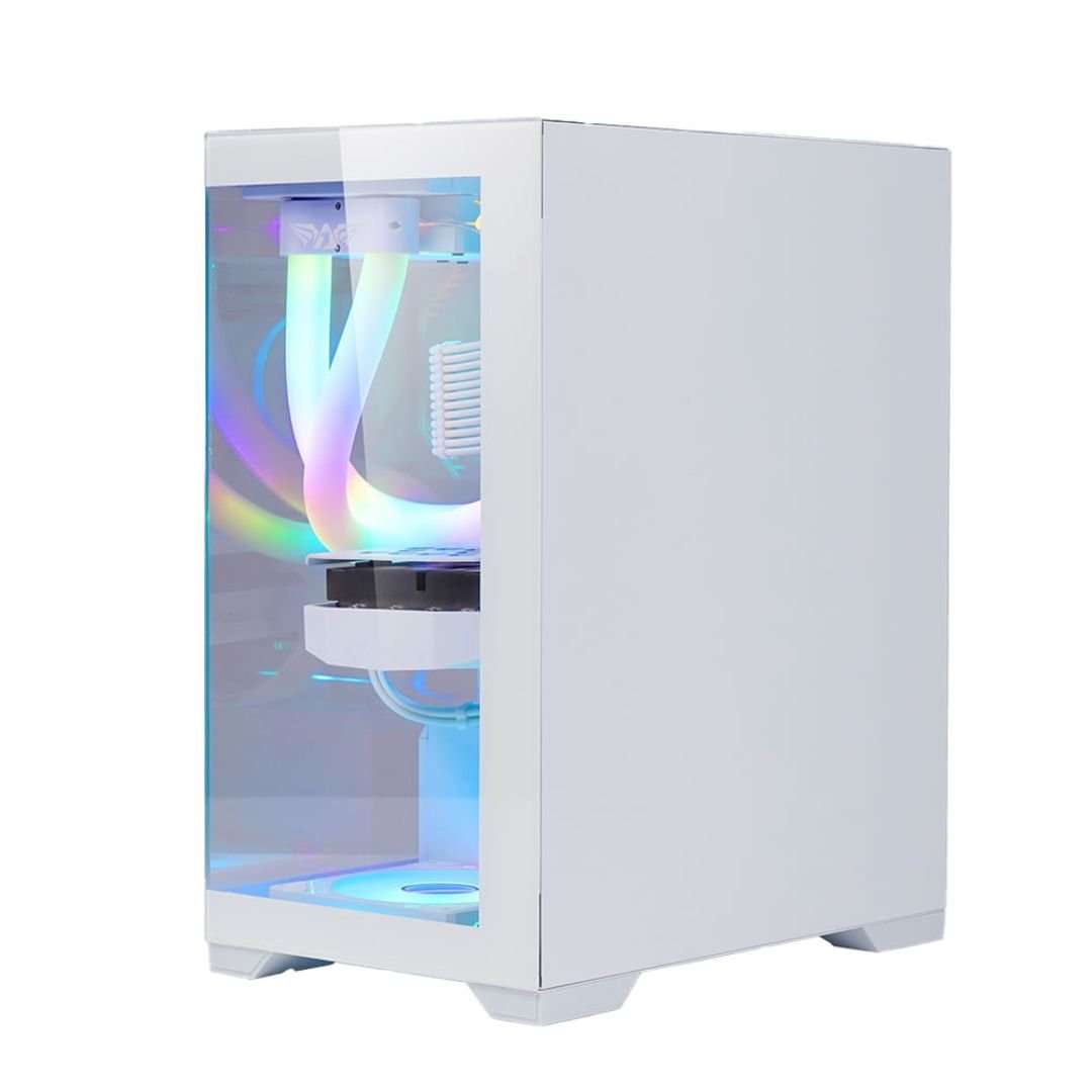 Armaggeddon Aquaron MicroATX Gaming Case - White