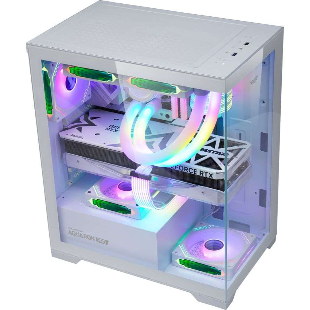 Armaggeddon Aquaron Pro ATX Gaming Case - White
